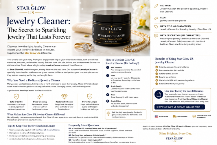 Jewelry Cleaner