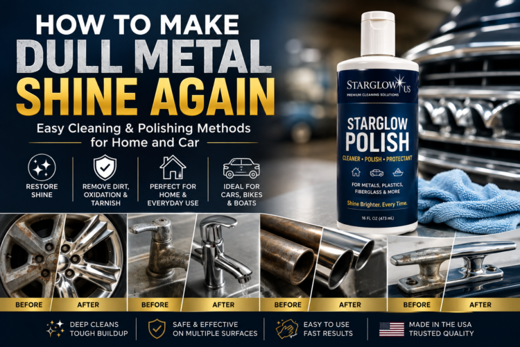 how to make dull metal shine again